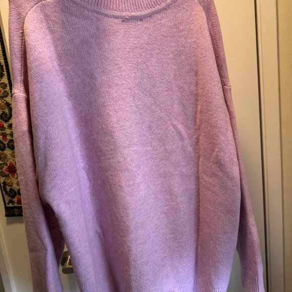 Pink GAP CashSoft Oversized V-Neck Sweater NWT Size XL - Picture 3 of 7